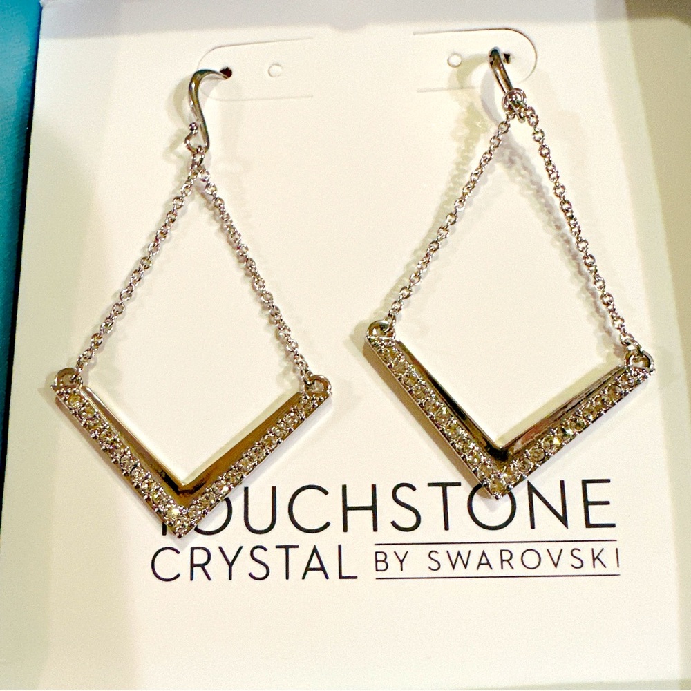 GENUINE SWAROVSKI CRYSTAL DROP EARRINGS ✨
